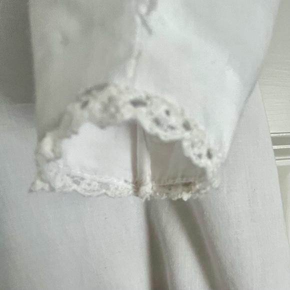 Vintage Strasburg by Sheree Aust Girl’s Dress White Floral Embroidery Sz 6-12 Mo - Picture 4 of 11